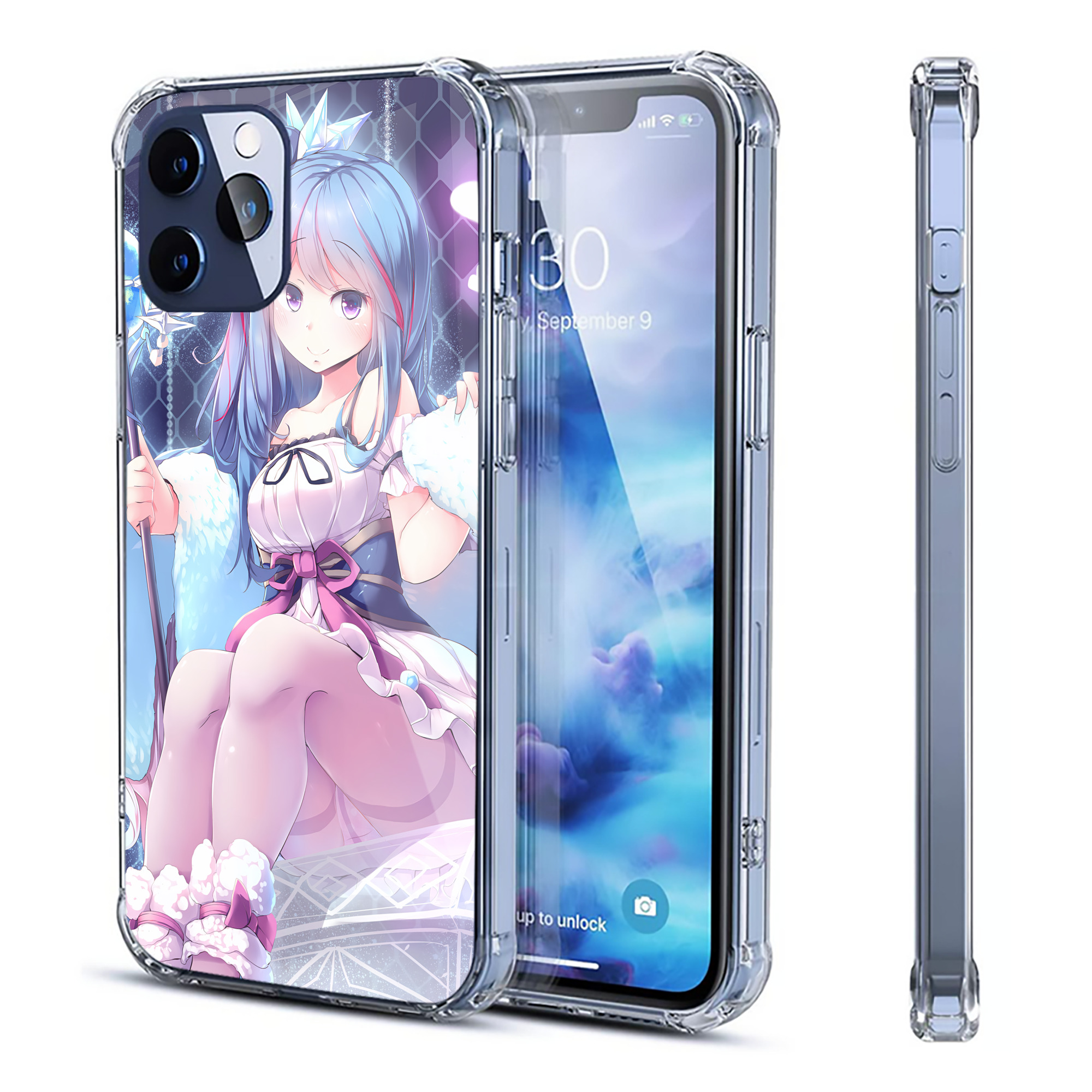 （画像用） 遊☆戯☆王 Yu-Gi-Oh! 【iPhone 12シリーズ対応】透明スマホケース（クリアソフトケース）